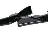 For 2008-2010 Subaru Impreza WRX STi CS2-Style Painted Black Front Bumper Splitter Spoiler Lip 3PCS