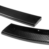 For 2008-2010 Subaru Impreza WRX STi CS2-Style Real Carbon Fiber Front Bumper Splitter Spoiler Lip 3PCS