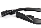 For 2008-2010 Subaru Impreza WRX STi CS2-Style Unpainted Matte Black Front Bumper Splitter Spoiler Lip 3PCS