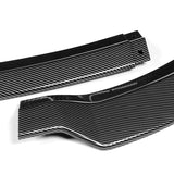 For 2015-2021 Dodge Charger RA-Style Carbon Look Style Front Bumper Splitter Spoiler Lip 3PCS