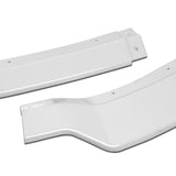 For 2015-2021 Dodge Charger RA-Style Painted White Front Bumper Splitter Spoiler Lip 3PCS