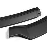 For 2015-2021 Dodge Charger RA-Style Unpainted Matte Black Front Bumper Splitter Spoiler Lip 3PCS