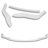 For 2011-2013 Lexus IS250 IS350 Painted White Front Bumper Body Splitter Spoiler Lip 3PCS