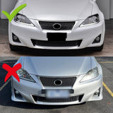 For 2011-2013 Lexus IS250 IS350 Painted White Front Bumper Body Splitter Spoiler Lip 3PCS