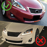 For 2011-2013 Lexus IS250 IS350 JDM Matte Black Front Bumper Body Splitter Spoiler Lip 3PCS