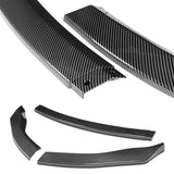 For 2006-2009 Nissan 350Z GT-Style Front Bumper Body Splitter Spoiler Lip 3PCS -Carbon Fiber Look