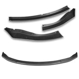 For 2006-2009 Nissan 350Z GT-Style Front Bumper Body Splitter Spoiler Lip 3PCS -Carbon Fiber Look