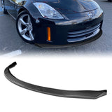 For 2006-2009 Nissan 350Z GT-Style Front Bumper Body Splitter Spoiler Lip 3PCS -Carbon Fiber Look