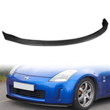 For 2006-2009 Nissan 350Z GT-Style Front Bumper Body Splitter Spoiler Lip 3PCS -Carbon Fiber Look