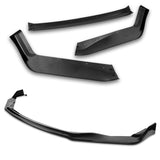 For 2017-2020 Lexus IS-Series AR-Style JDM Painted Black Front Bumper Body Splitter Spoiler Lip 3PCS