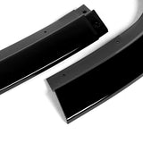 For 2015-2024 Dodge Challenger SXT Painted Black Front Bumper Body Splitter Spoiler Lip 3PCS