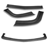 For 2015-2024 Dodge Challenger SXT Carbon Look Front Bumper Body Splitter Spoiler Lip 3PCS