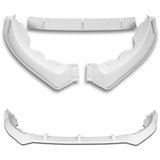 For 2013-2016 Ford Fusion Mondeo Painted White Front Bumper Body Splitter Spoiler Lip 3PCS