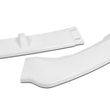 For 2019-2021 Ford Fusion Painted White Front Bumper Body Splitter Spoiler Lip 3PCS