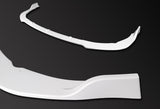 For 2018-2020 Toyota Camry Painted White Front Bumper Body Splitter Spoiler Lip 3PCS