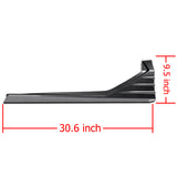 30.6" x 9.5" MP-Type Universal Carbon Look Side Skirt Rocker Splitters Diffuser Winglet