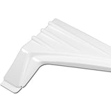 30.6" x 9.5" MP-Type Universal Painted White Side Skirt Rocker Splitters Diffuser Winglet