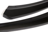 For 2012-2018 Ford Focus Unpainted Matte Black Front Bumper Body Splitter Spoiler Lip 3PCS