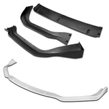 For 2014-2016 Lexus IS250 IS350 F-Sport JDM Painted White Front Bumper Body Splitter Spoiler Lip 3PCS