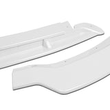 For 2015-2021 Dodge Charger SRT-Style Painted White Front Bumper Splitter Spoiler Lip 3-PCS