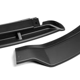 For 2015-2021 Dodge Charger SRT-Style Matte Black Front Bumper Splitter Spoiler Lip 3-PCS