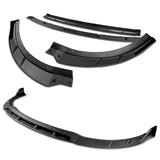 For 2015-2021 Dodge Charger SRT-Style Matte Black Front Bumper Splitter Spoiler Lip 3-PCS