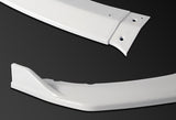 For 2016-2021 Honda Civic 10th Painted White Front Bumper Splitter Spoiler Lip 3PCS