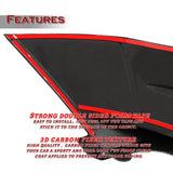 For 2022-2024 Subaru BRZ / Toyota GR86 ST-Style Carbon Look Rear Bumper Lip Apron 2PCS