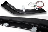 For 2013-2015 Honda Accord Coupe HFP-Style Painted Black Front Bumper Body Splitter Spoiler Lip 2PCS