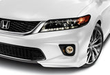 For 2013-2015 Honda Accord Coupe HFP-Style Painted White Front Bumper Body Splitter Spoiler Lip 2PCS