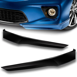 For 2013-2015 Honda Accord Coupe HFP-Style Front Bumper Body Splitter Spoiler Lip 2PCS -Unpainted Matte Black