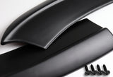 For 2015-2019 Dodge Charger SRT-Style Unpainted Matte Black Rear Bumper Lip Apron 2PCS