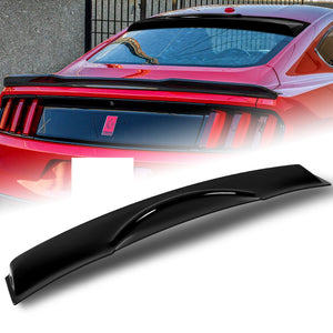 Rear Window Roof Visor Wing Spoiler For 2015-2020 Ford Mustang 2-DR / Coupe -Black ABS