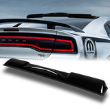 Rear Window Roof Visor Wing Spoiler For 2011-2023 Dodge Charger -Black ABS