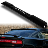 Rear Window Roof Visor Wing Spoiler For 2011-2023 Dodge Charger -Black ABS