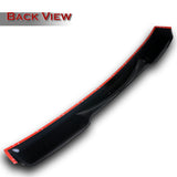 Rear Window Roof Visor Wing Spoiler For 2014-2021 Infiniti Q50 -Black ABS