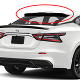 Rear Window Roof Visor Wing Spoiler For 2016-2023 Nissan Maxima -Black ABS