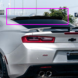 Rear Window Roof Visor Wing Spoiler For 2016-2018 Chevrolet Camaro 2-DR / Coupe -Smoke Acrylic