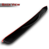 Rear Window Roof Visor Wing Spoiler For 2008-2023 Dodge Challenger -Smoke Acrylic