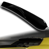 Rear Window Roof Visor Wing Spoiler For 2008-2023 Dodge Challenger -Smoke Acrylic