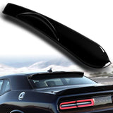 Rear Window Roof Visor Wing Spoiler For 2008-2023 Dodge Challenger -Smoke Acrylic