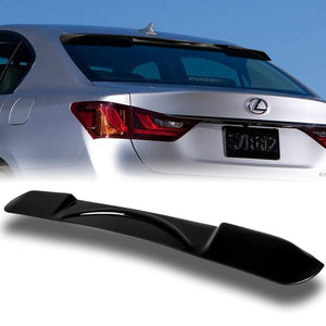 Rear Window Roof Visor Wing Spoiler For 2013-2020 Lexus GS350 / GS450H / GSF 4-DR/Sedan -Black ABS