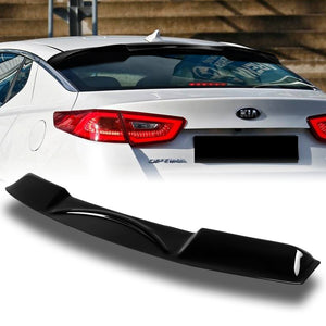 Rear Window Roof Visor Wing Spoiler For 2016-2020 Kia Optima -Black ABS