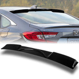 Rear Window Roof Visor Wing Spoiler For 2018-2022 Honda Accord 4-DR / Sedan -Black ABS