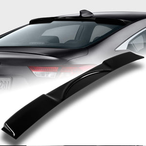 Rear Window Roof Visor Wing Spoiler For 2018-2022 Honda Accord 4-DR / Sedan -Black ABS