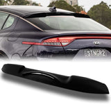 Rear Window Roof Visor Wing Spoiler For 2018-2023 Kia Stinger -Black ABS