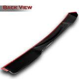 Rear Window Roof Visor Wing Spoiler For 2009-2014 Acura TSX -Black ABS