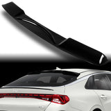 Rear Window Roof Visor Wing Spoiler For 2021-2024 Kia K5 4-DR / Sedan -Black ABS