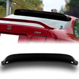 Rear Window Roof Visor Wing Spoiler For 1996 - 2000 Honda Civic 2DR / Coupe -Black ABS