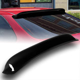 Rear Window Roof Visor Wing Spoiler For 1996 - 2000 Honda Civic 2DR / Coupe -Black ABS